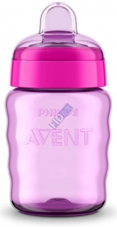 Avent hrneček 260 ml easy sip cup růžový